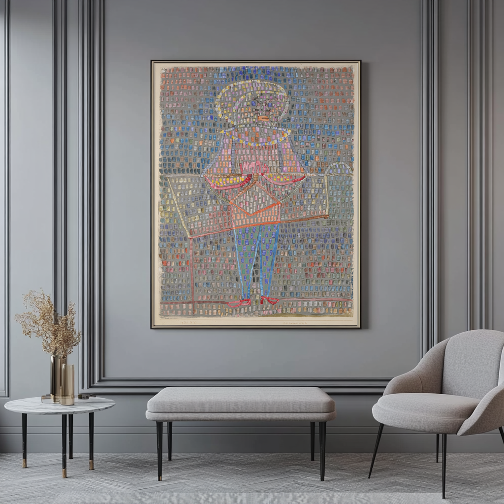 Child in Fancy Dress - Paul Klee - Premium Canvas 430g (gallery quality)