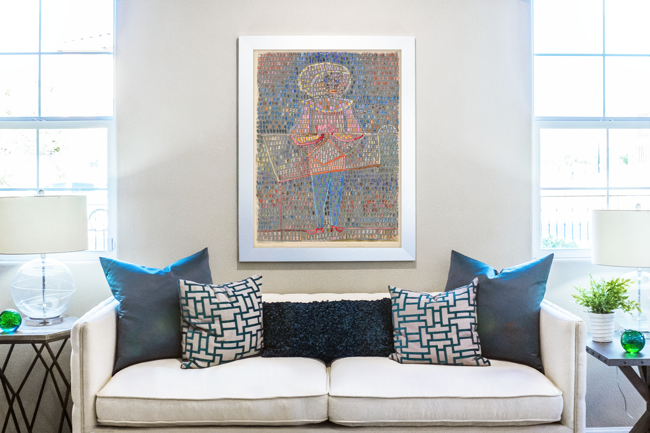 Child in Fancy Dress - Paul Klee - Premium Canvas 430g (gallery quality)