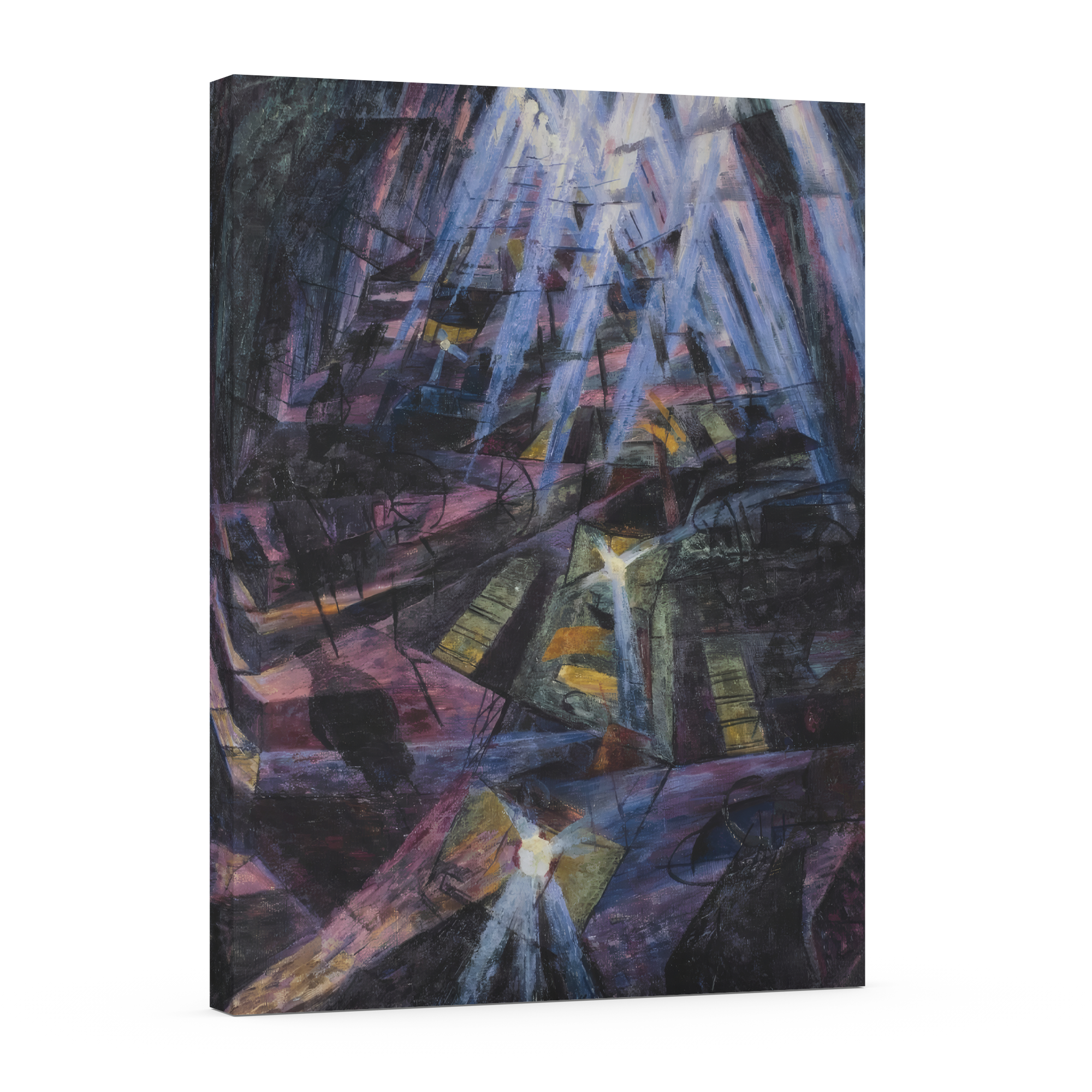 Forces d'une rue - Umberto Boccioni - Toile premium 430g (qualité galerie)