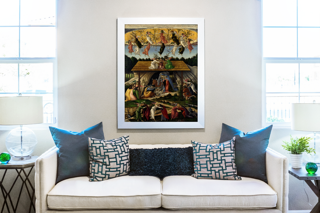 La nativité mystique -Sandro Botticelli - Toile premium 430g (qualité galerie)