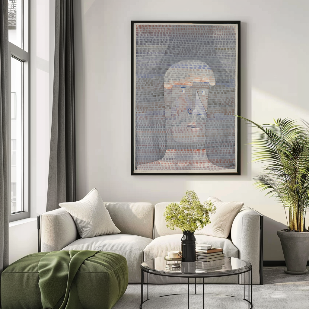 Tête d'athlète - Paul Klee - Toile premium 430g (qualité galerie)