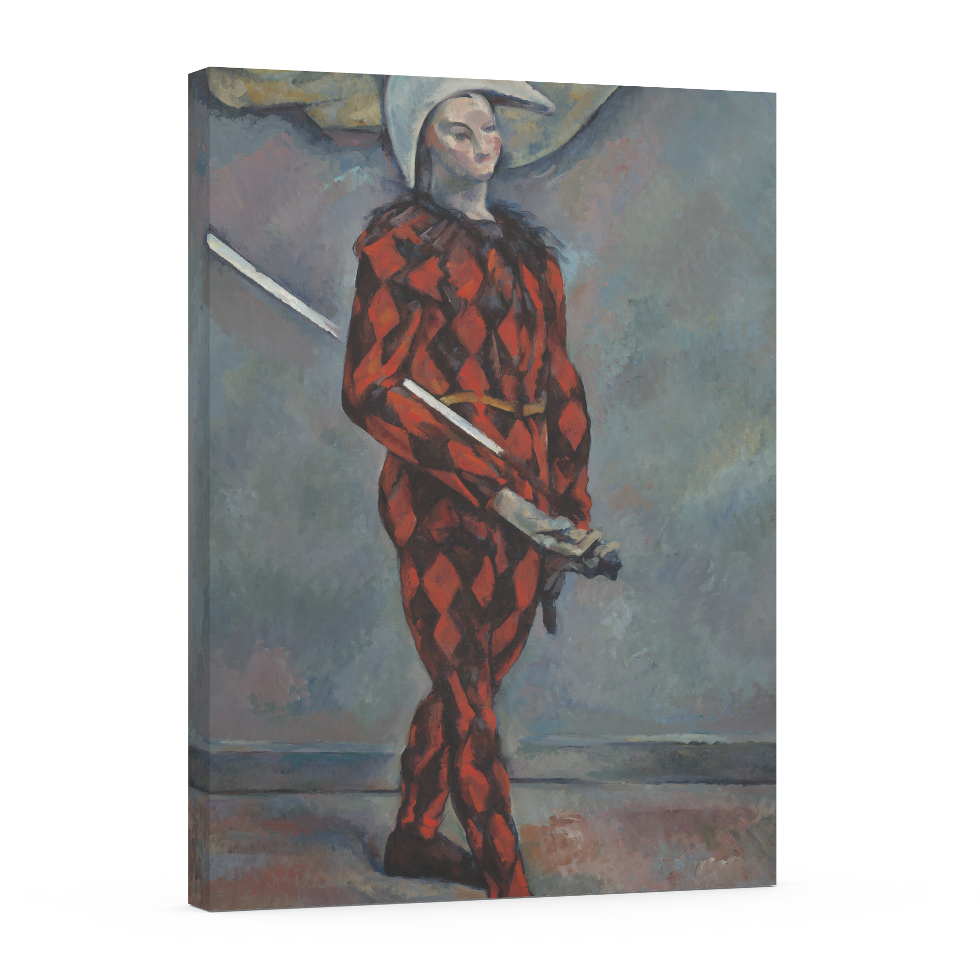Harlequin - Paul Cézanne - Premium Canvas 430g (gallery quality)