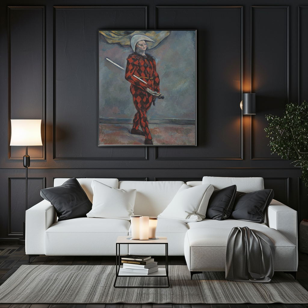 Harlequin - Paul Cézanne - Premium Canvas 430g (gallery quality)