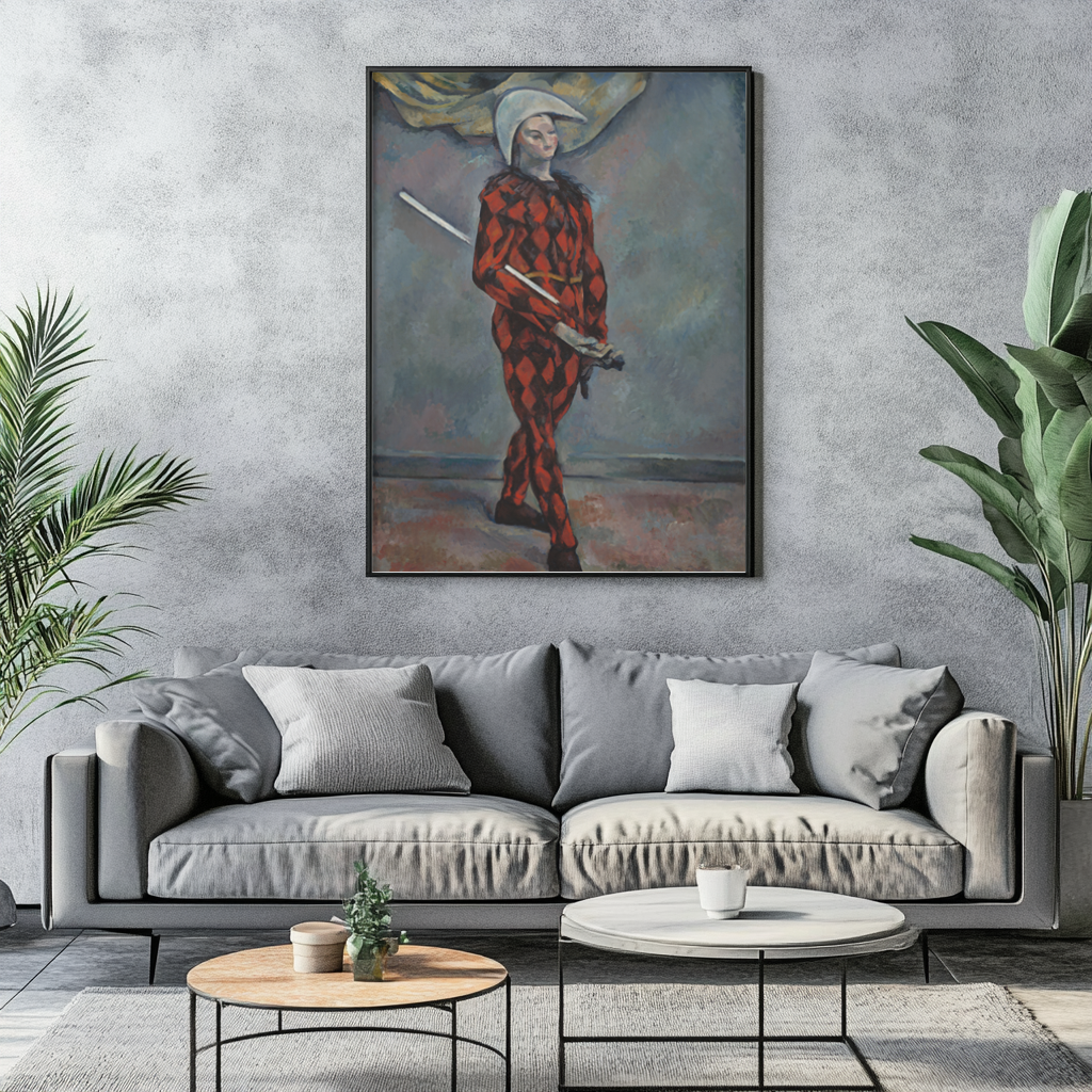 Harlequin - Paul Cézanne - Premium Canvas 430g (gallery quality)