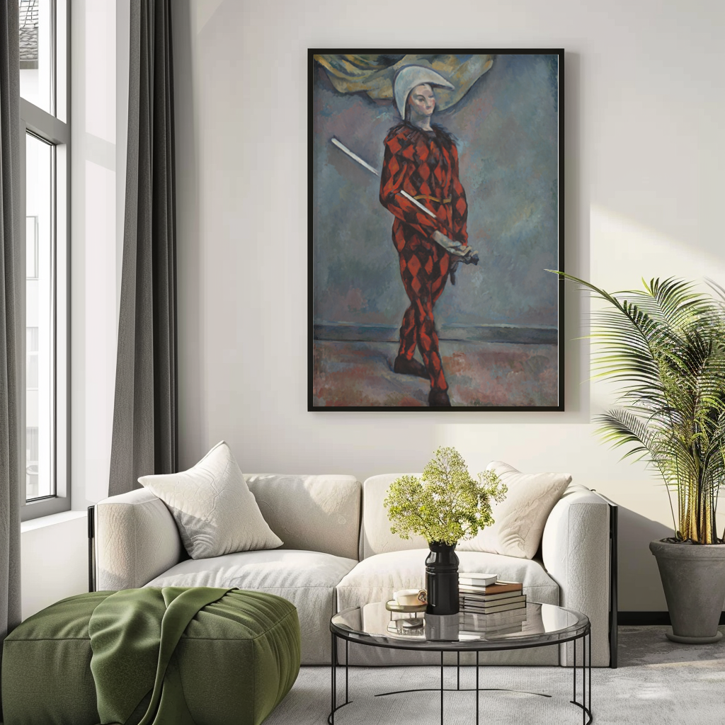 Harlequin - Paul Cézanne - Premium Canvas 430g (gallery quality)