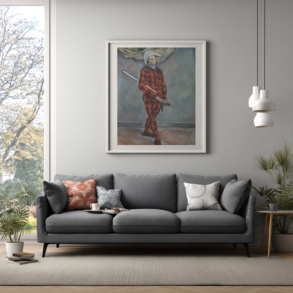 Harlequin - Paul Cézanne - Premium Canvas 430g (gallery quality)