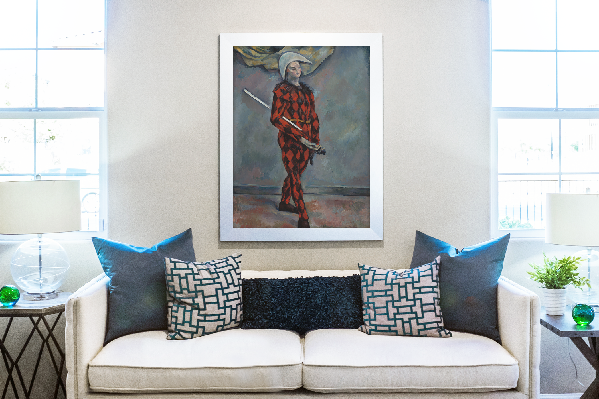 Harlequin - Paul Cézanne - Premium Canvas 430g (gallery quality)