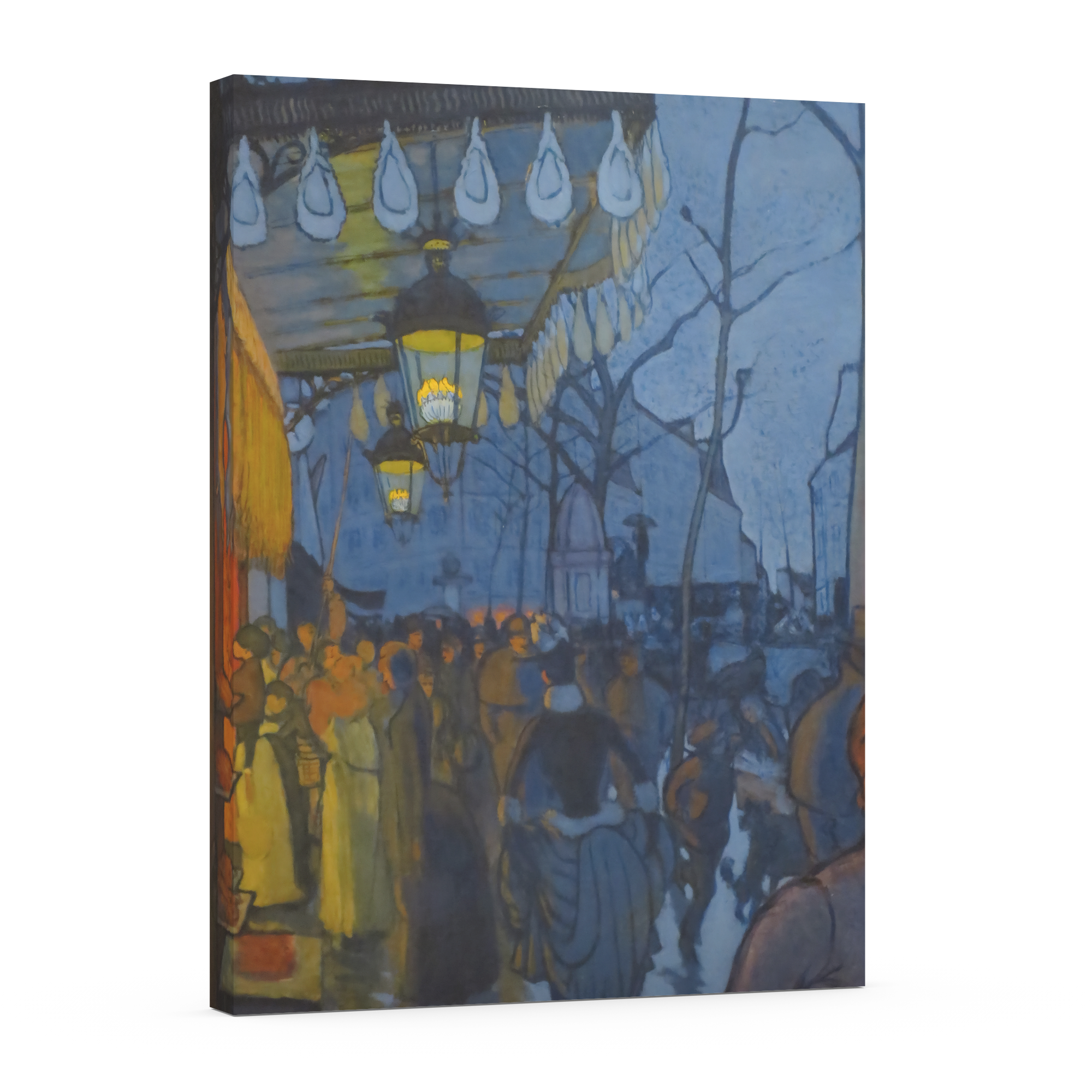 Avenue de Clichy, five in the afternoon - Louis Anquetin - Premium canvas 430g (gallery quality)