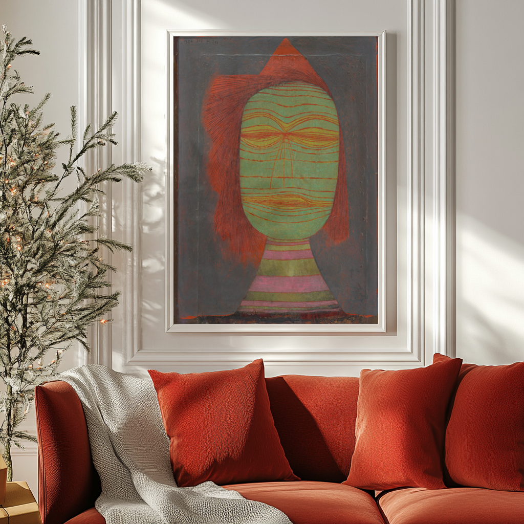 Masque d'acteur - Paul Klee - Toile premium 430g (qualité galerie)