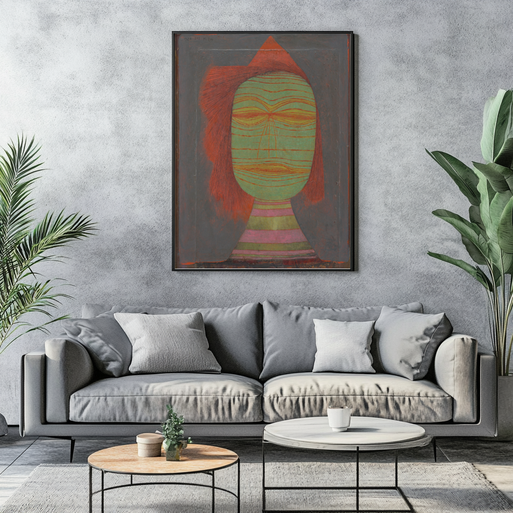 Masque d'acteur - Paul Klee - Toile premium 430g (qualité galerie)