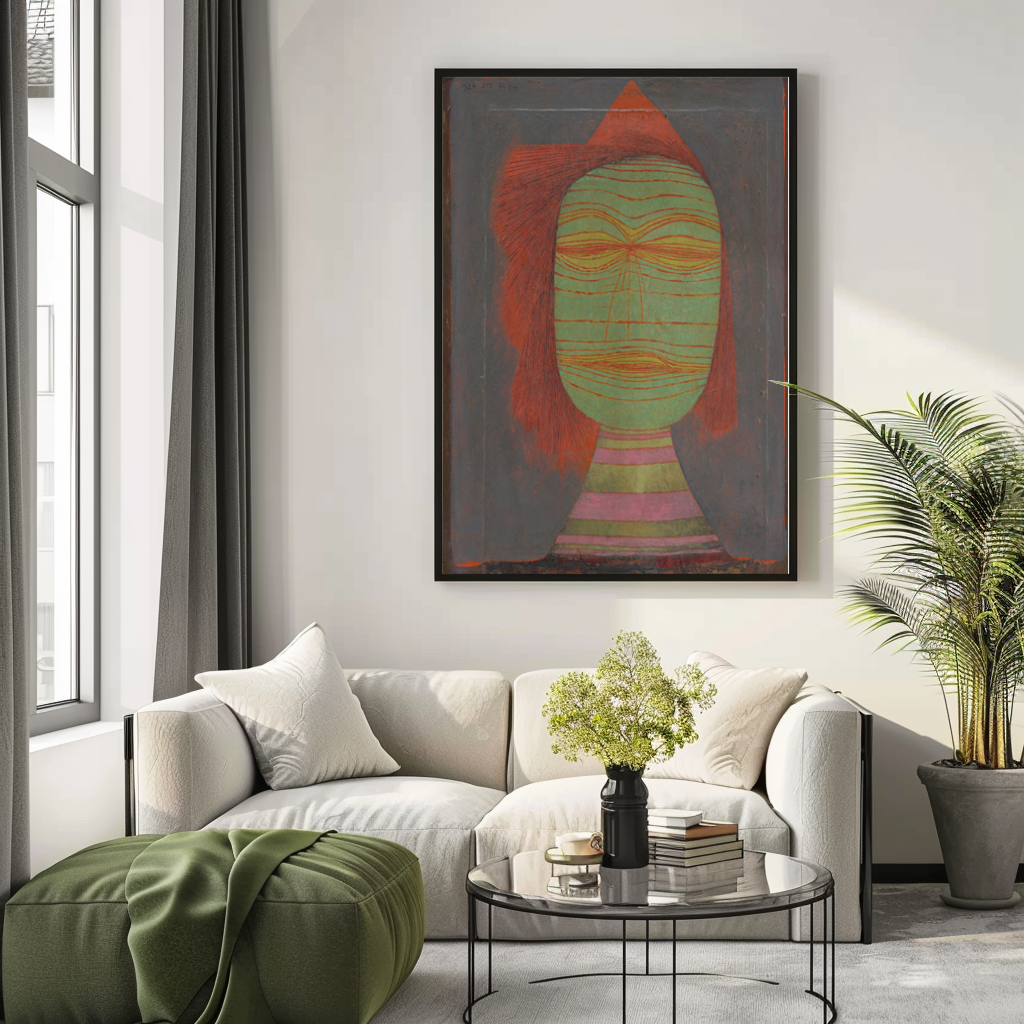Masque d'acteur - Paul Klee - Toile premium 430g (qualité galerie)