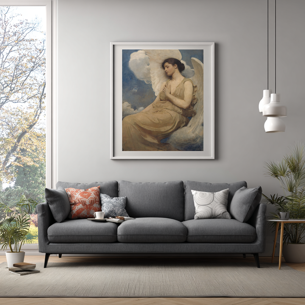 Figure ailée - Abbott Handerson Thayer - Toile premium 430g (qualité galerie)