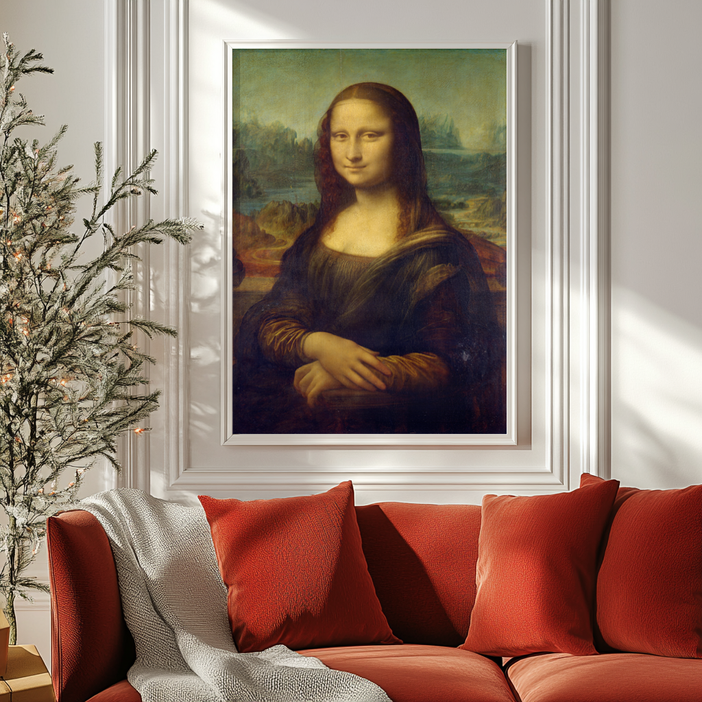 La Joconde - Léonard de Vinci - Toile premium 430g (qualité galerie)