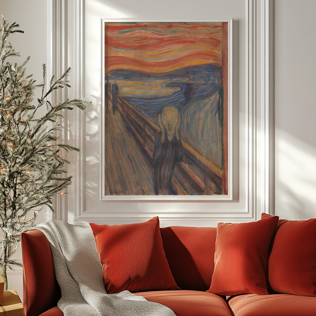 The Scream - Edvard Munch - Premium canvas 430g (gallery quality)