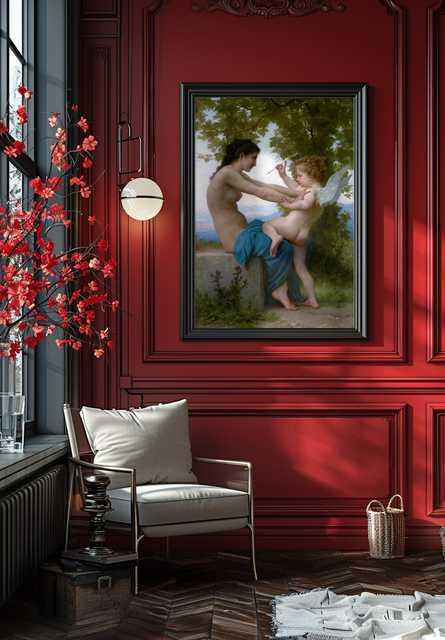 William-Adolphe Bouguereau- Lienzo premium 430g (calidad de galeria)