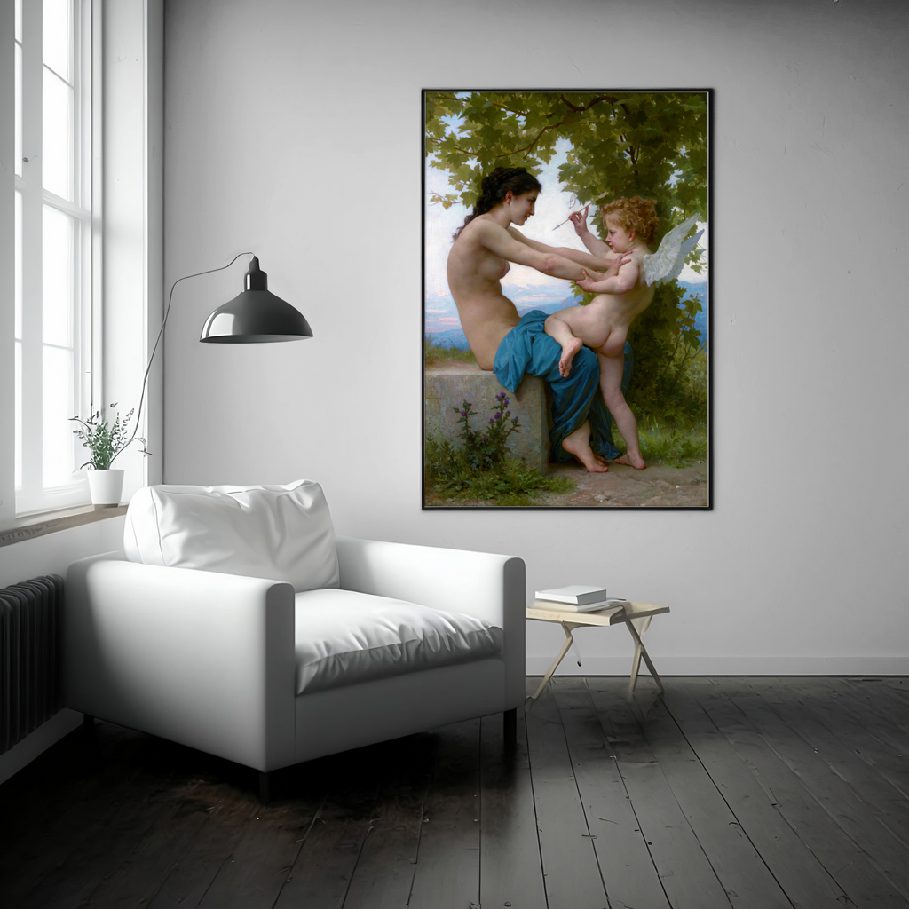 William-Adolphe Bouguereau- Lienzo premium 430g (calidad de galeria)