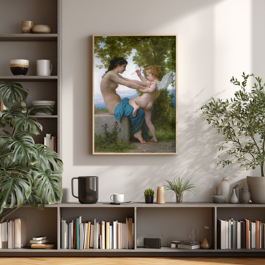 William-Adolphe Bouguereau- Lienzo premium 430g (calidad de galeria)