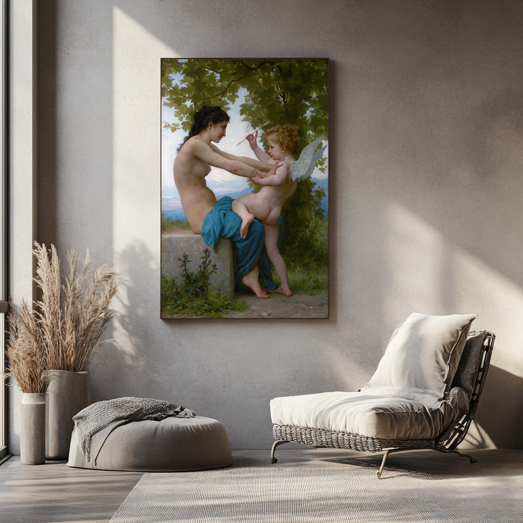 William-Adolphe Bouguereau- Lienzo premium 430g (calidad de galeria)