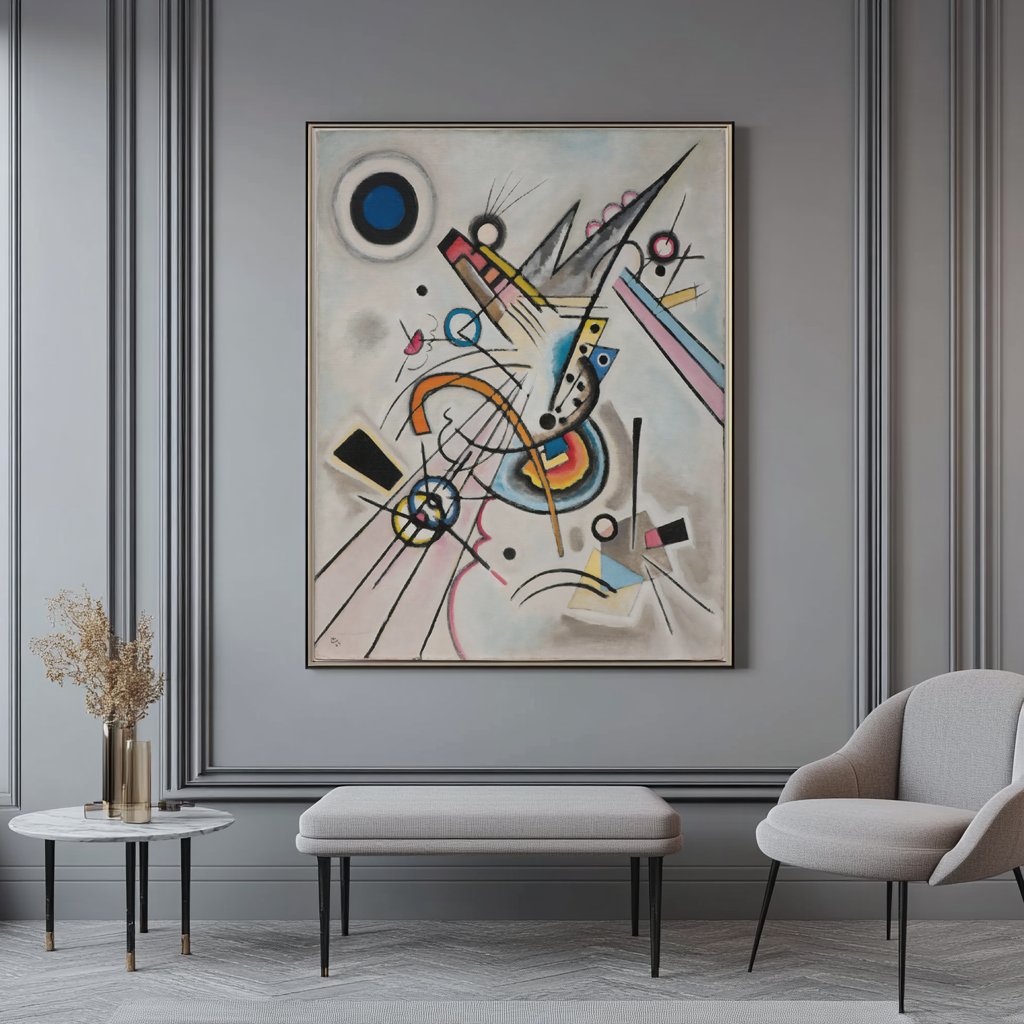 Diagonal - Wassily Kandinsky - Premium canvas 430g (gallery quality)