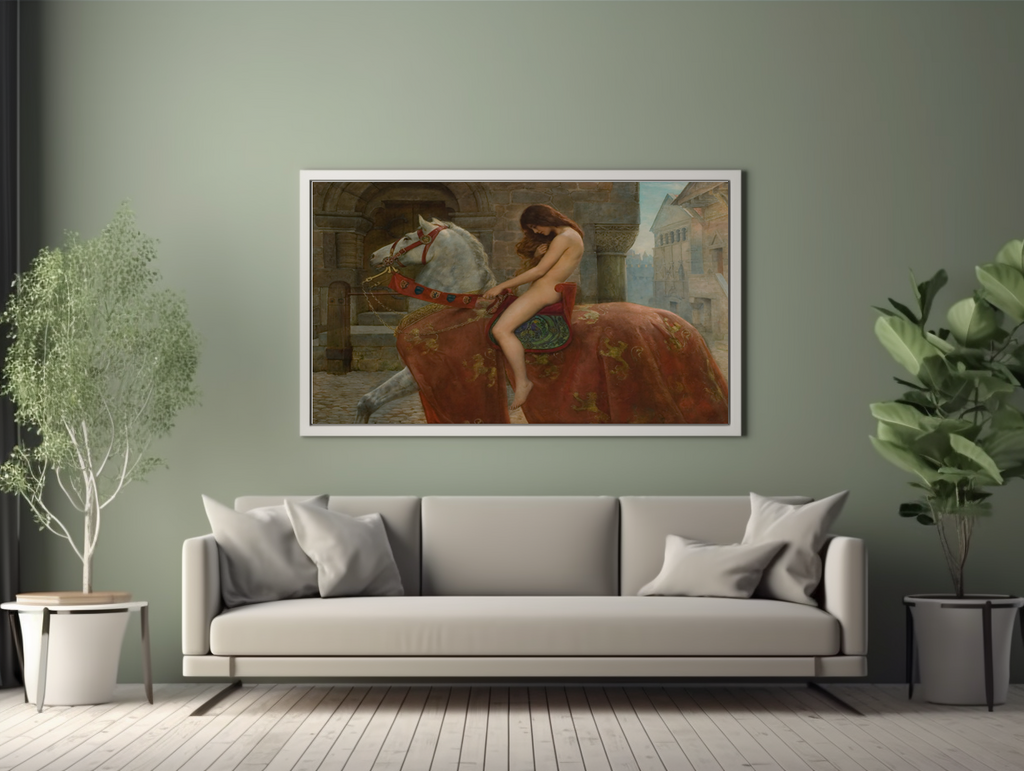 Lady Godiva - John Collier - Toile premium 430g (qualité galerie)
