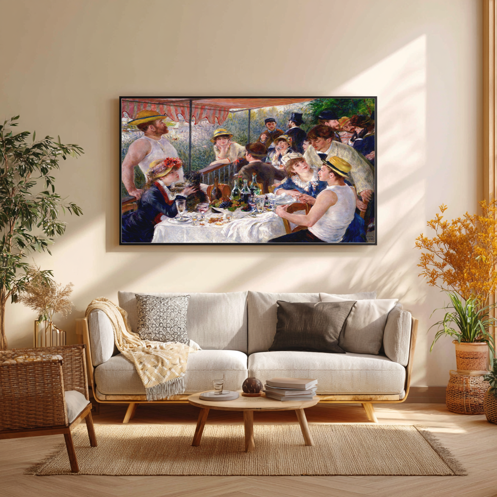 Luncheon of the Boating Party - Pierre-Auguste Renoir - Premium canvas 430g (gallery quality)