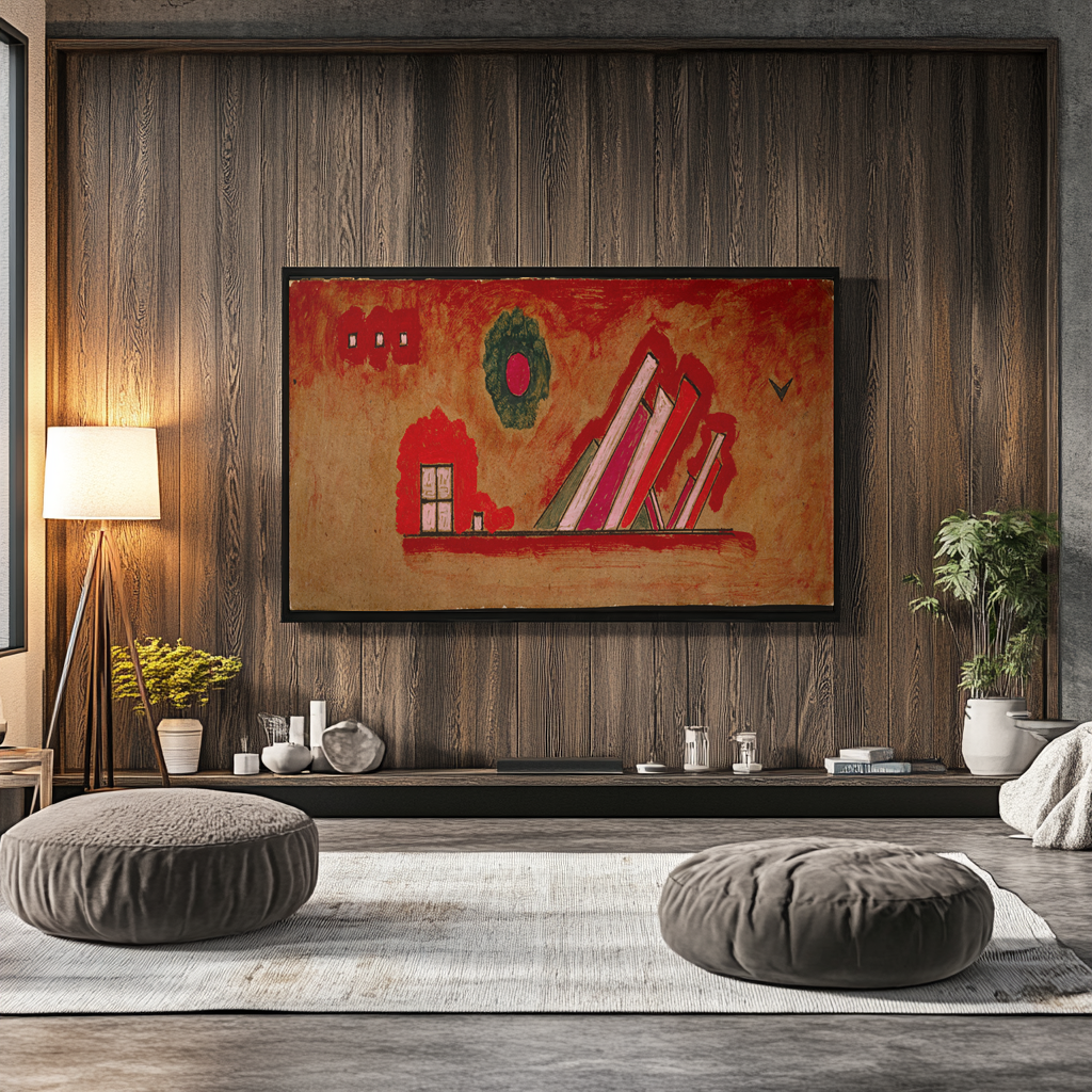 Sans titre - Wassily Kandinsky - Toile premium 430g (qualité galerie)