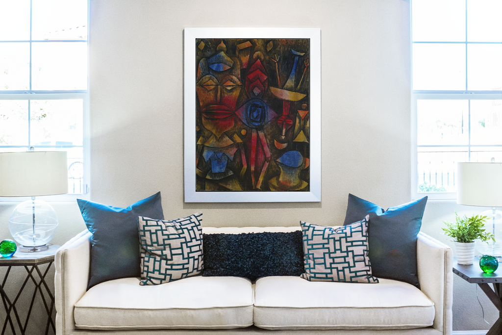 Collection de figurines - Paul Klee - Toile premium 430g (qualité galerie)