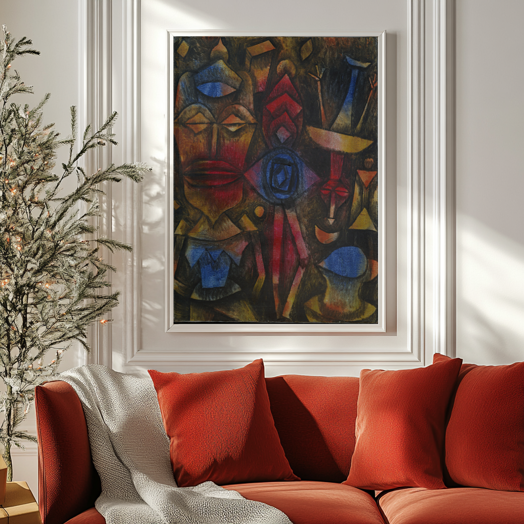 Collection de figurines - Paul Klee - Toile premium 430g (qualité galerie)