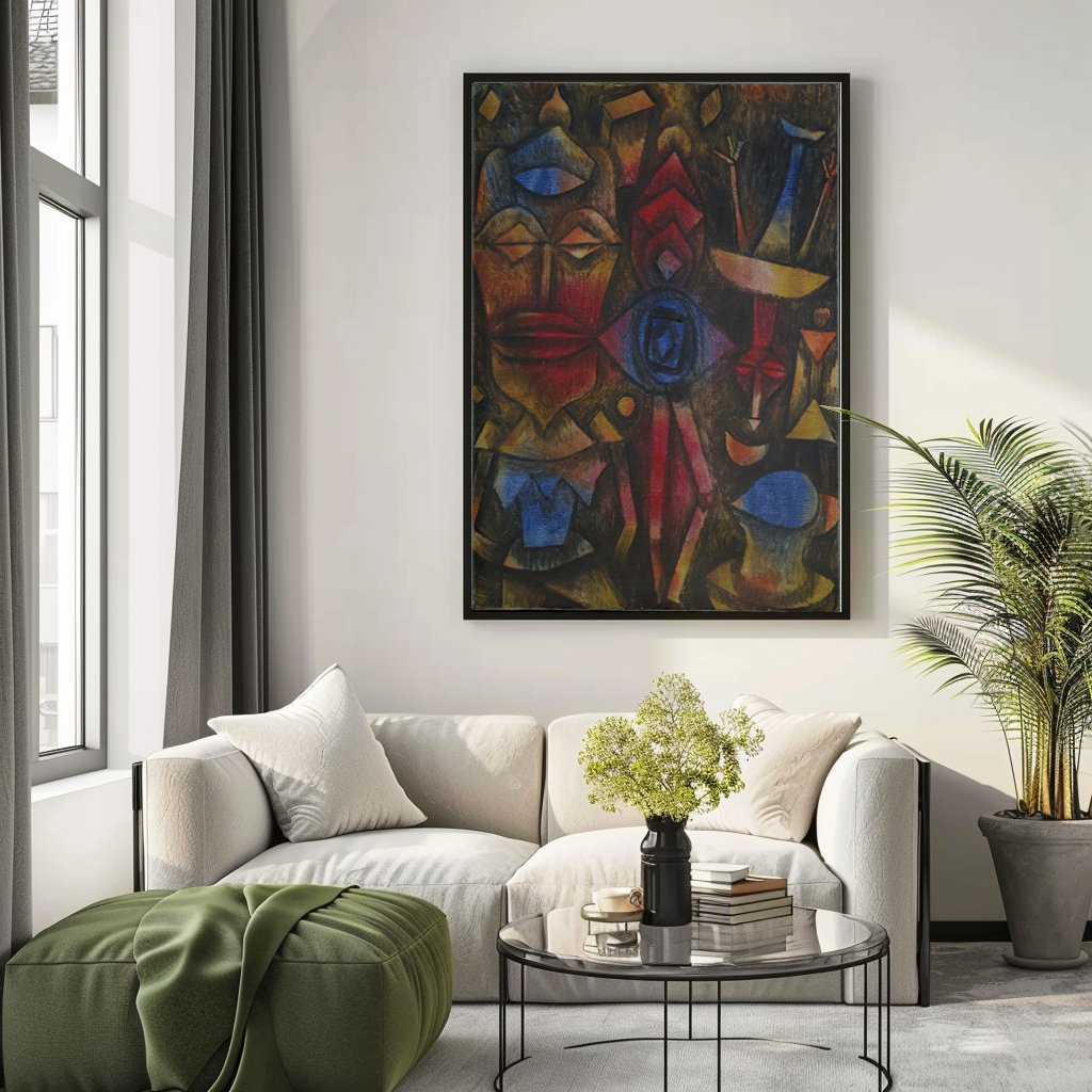 Collection de figurines - Paul Klee - Toile premium 430g (qualité galerie)
