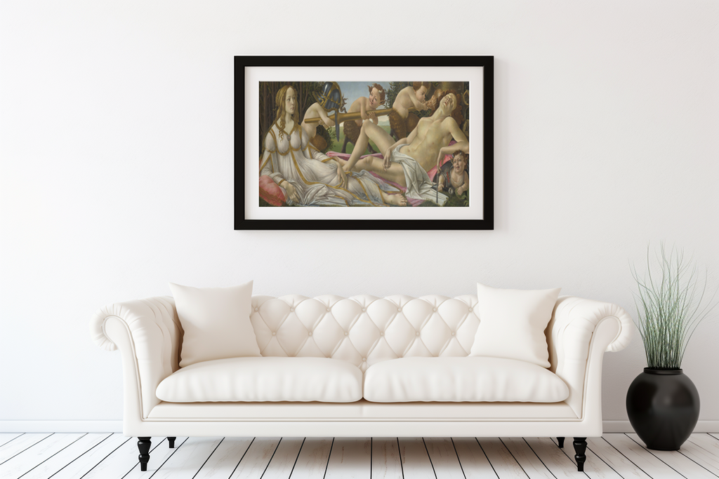 Venus and Mars - Sandro Botticelli - Premium 430g canvas (gallery quality)