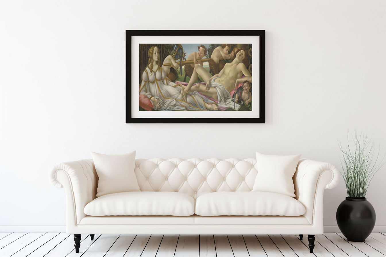 Venus and Mars - Sandro Botticelli - Premium 430g canvas (gallery quality)