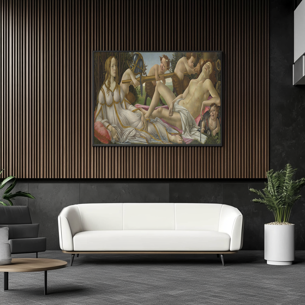 Venus and Mars - Sandro Botticelli - Premium 430g canvas (gallery quality)