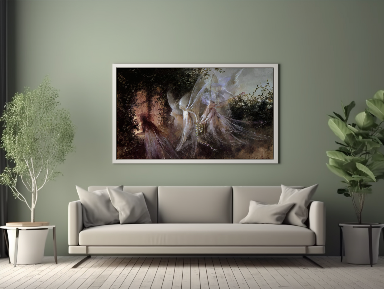 Fairy Passage - John Anster Fitzgerald - Premium Canvas 430g (gallery quality)
