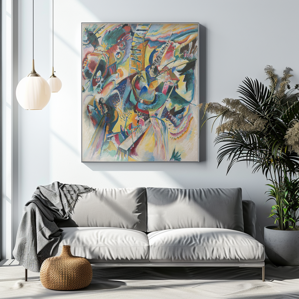 Improvisation Klamm - Wassily Kandinsky - Toile premium 430g (qualité galerie)