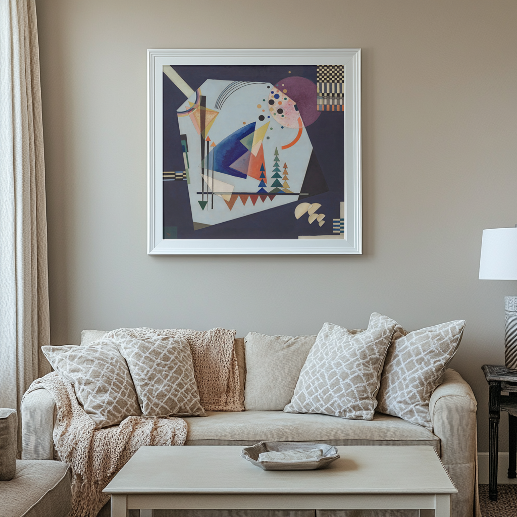 Trois sons - Vassily Kandinsky - Toile premium 430g (qualité galerie)