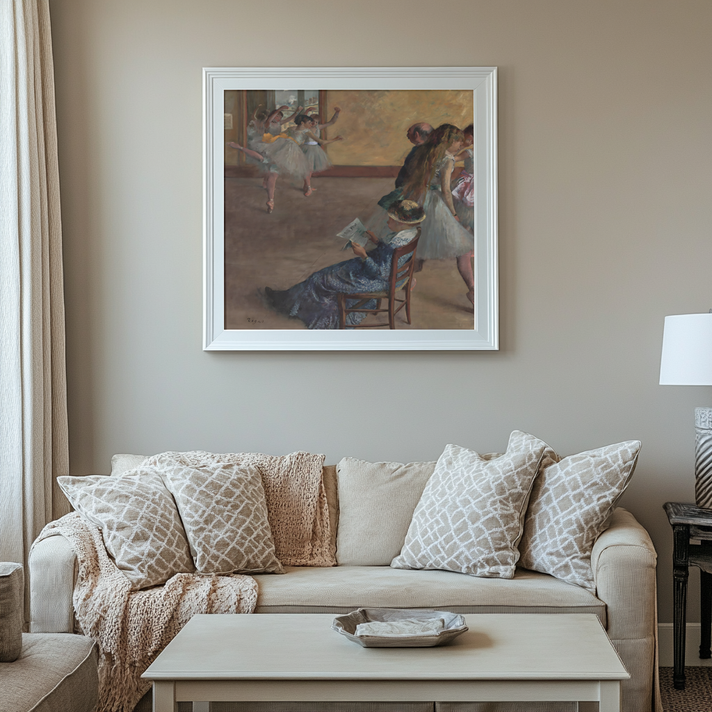 The Ballet Class - Edgar Degas - Premium Canvas 430g (gallery quality)