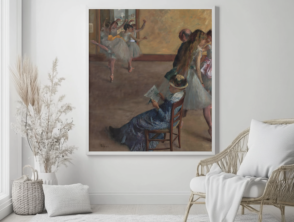 La classe de ballet - Edgar Degas - Toile premium 430g (qualité galerie)