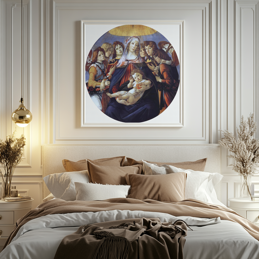 La vierge à la grenade - Sandro Botticelli - Toile premium 430g (qualité galerie)