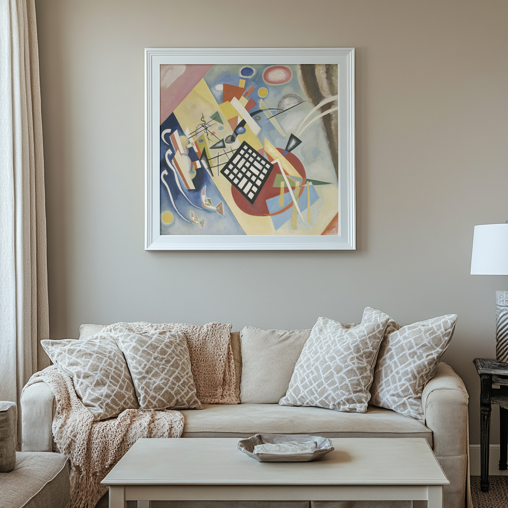Grille noire - Vassily Kandinsky - Toile premium 430g (qualité galerie)