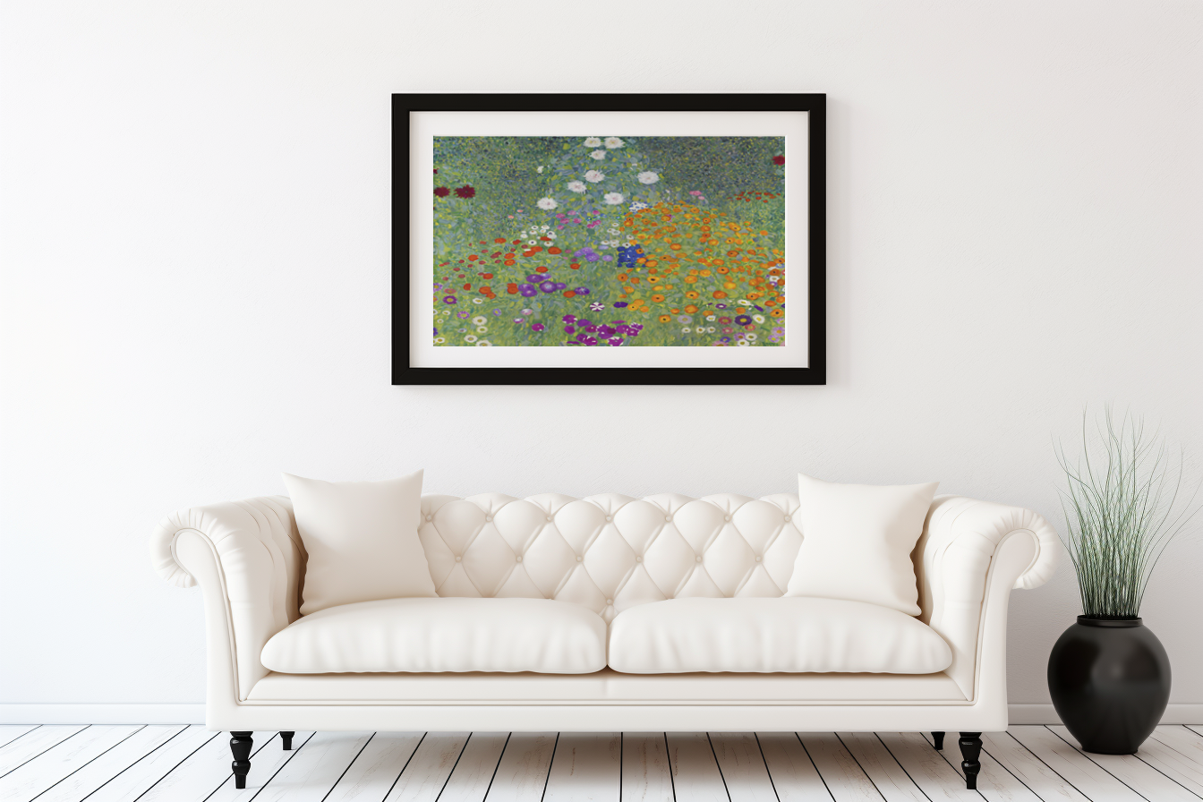 Jardin de ferme - Gustav Klimt - Toile premium 430g (qualité galerie)