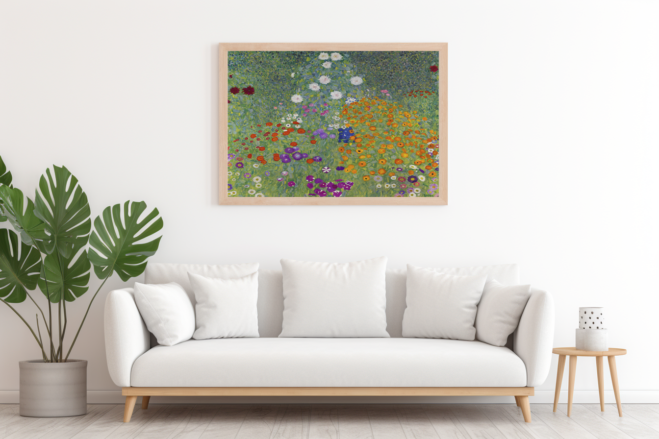 Jardin de ferme - Gustav Klimt - Toile premium 430g (qualité galerie)
