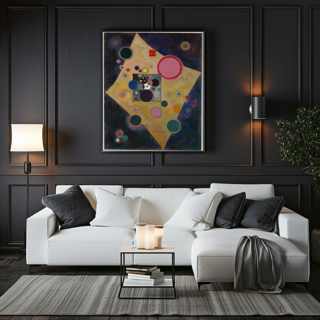 Accent en rose - Vassily Kandinsky - Toile premium 430g (qualité galerie)