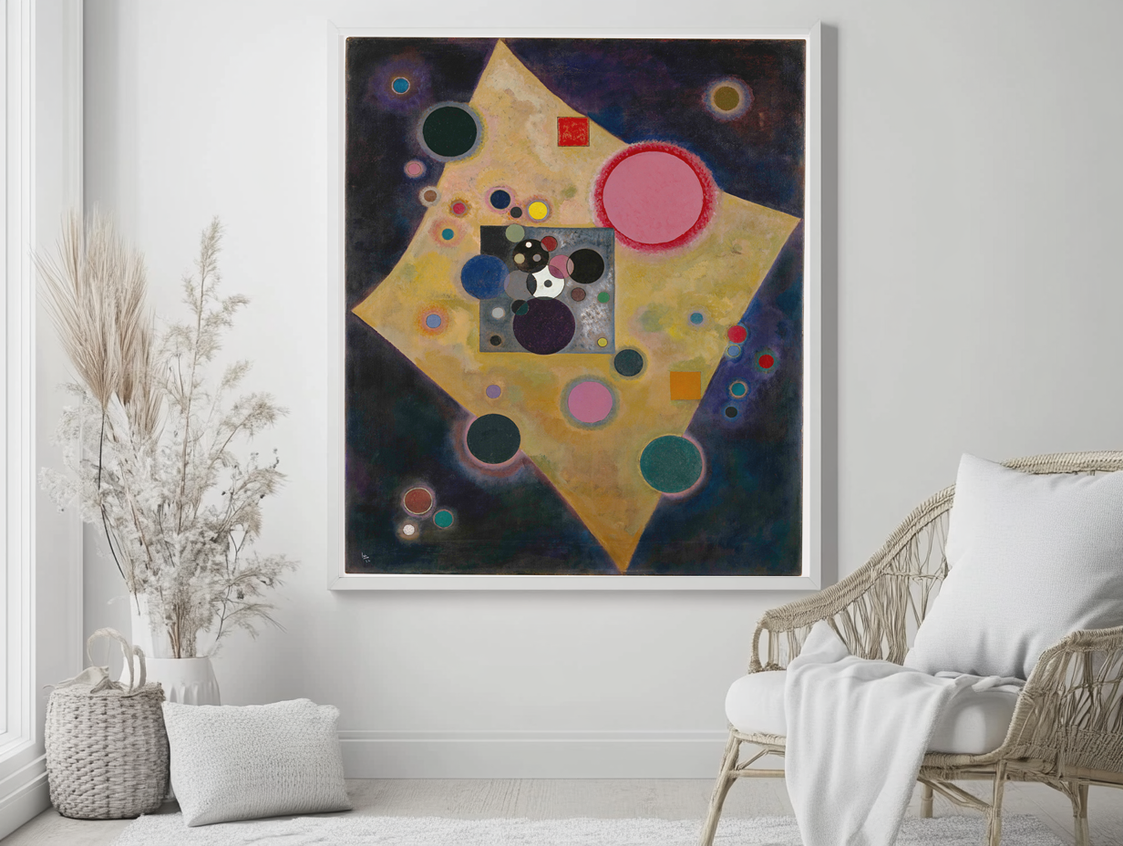 Accent en rose - Vassily Kandinsky - Toile premium 430g (qualité galerie)