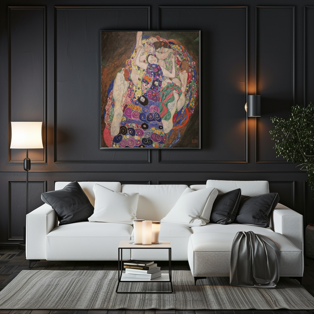 La Vierge - Gustav Klimt - Toile premium 430g (qualité galerie)