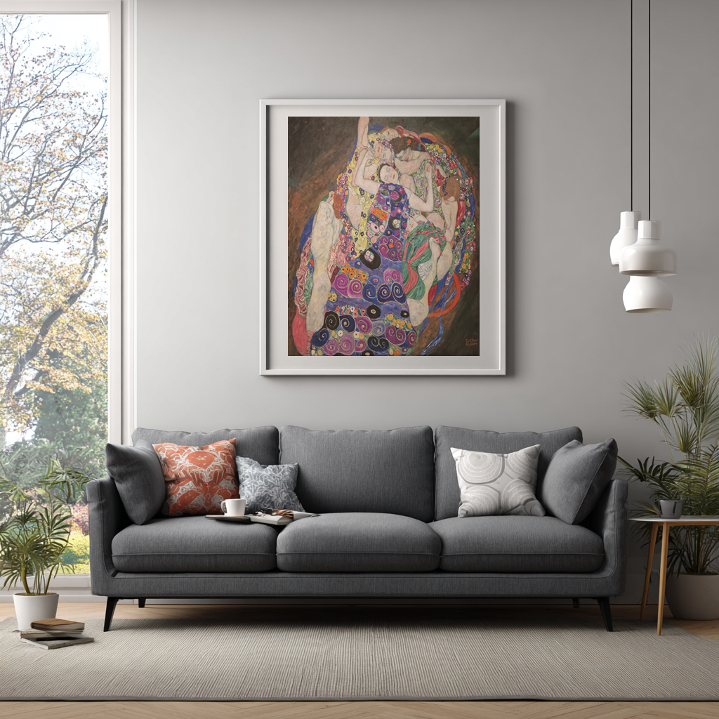 La Vierge - Gustav Klimt - Toile premium 430g (qualité galerie)