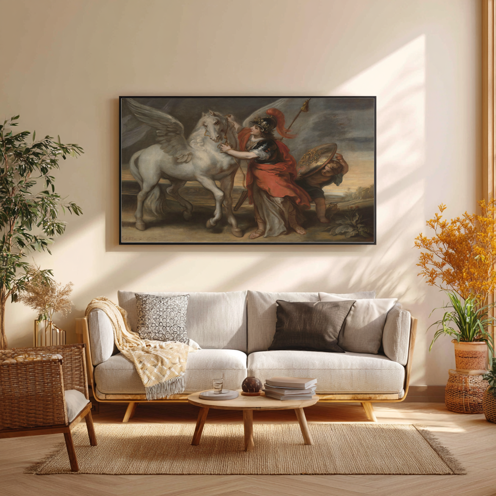 Athéna et Pégase - Theodoor van Thulden - Toile premium 430g (qualité galerie)