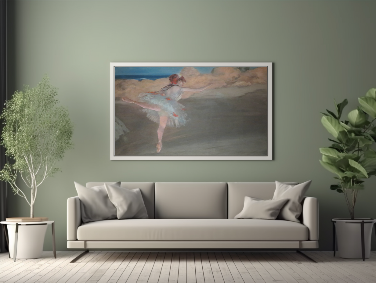 The Star - Edgar Degas - Premium Canvas 430g (gallery quality)