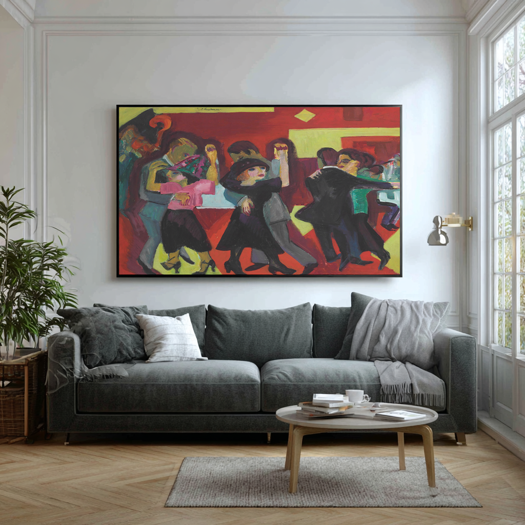 La danseuse - Ernst Ludwig Kirchner - Toile premium 430g (qualité galerie)