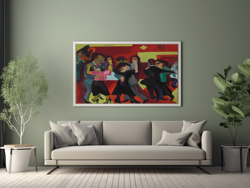 Te dance - Ernst Ludwig Kirchner - Premium canvas 430g (gallery quality)