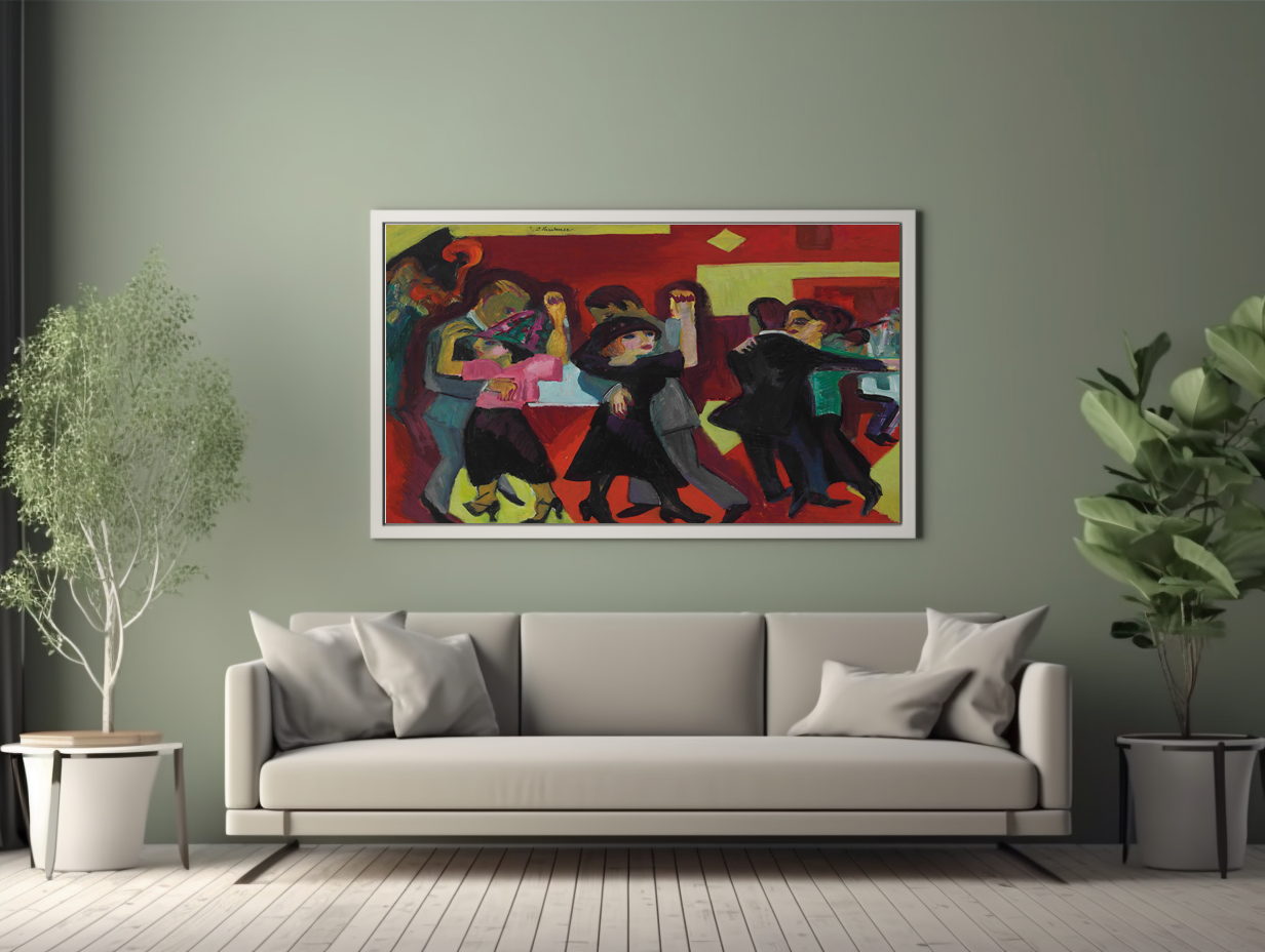 La danseuse - Ernst Ludwig Kirchner - Toile premium 430g (qualité galerie)